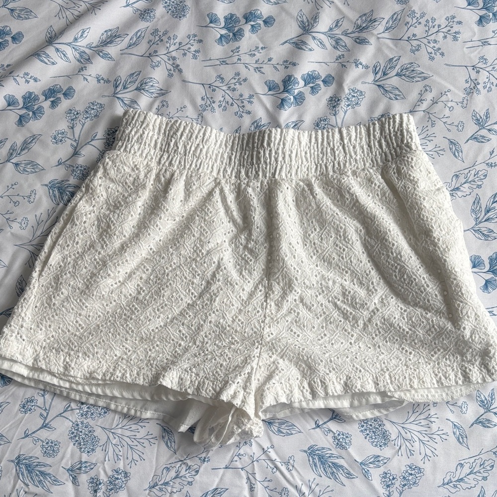 Zara pointelle shorts size small